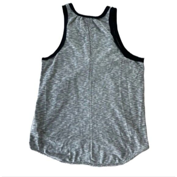 ANTHROPOGIE DOLAN CHEVERON RIVET TRIMMED TANK TOP SILK EDGES MED - Picture 5 of 11